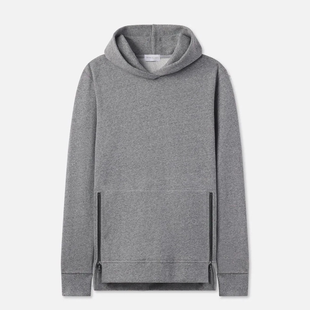 John Elliott Heather Gray Hoodie